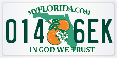 FL license plate 0146EK