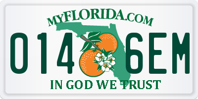 FL license plate 0146EM