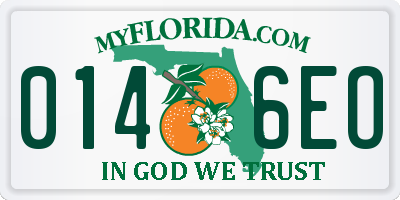 FL license plate 0146EO