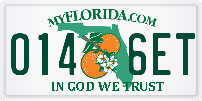 FL license plate 0146ET