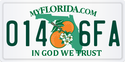 FL license plate 0146FA