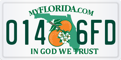 FL license plate 0146FD