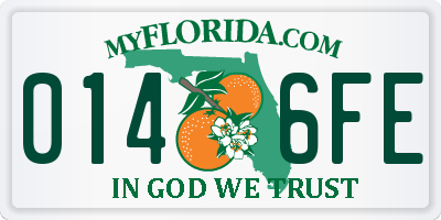 FL license plate 0146FE
