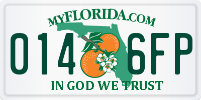 FL license plate 0146FP