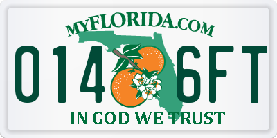 FL license plate 0146FT