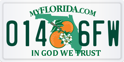 FL license plate 0146FW