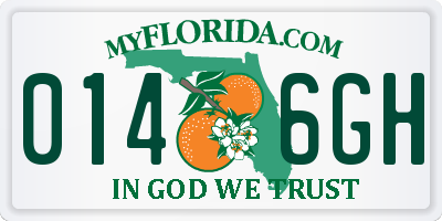 FL license plate 0146GH
