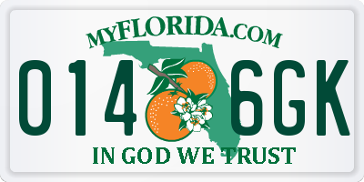FL license plate 0146GK