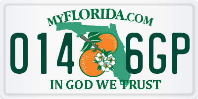 FL license plate 0146GP