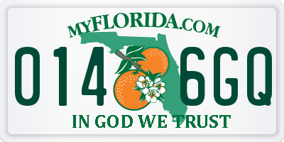 FL license plate 0146GQ