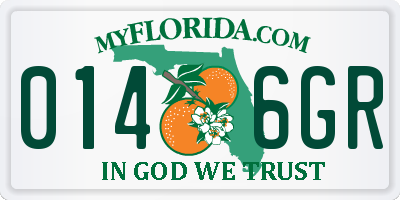 FL license plate 0146GR
