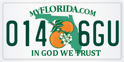 FL license plate 0146GU