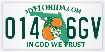 FL license plate 0146GV