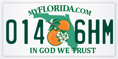 FL license plate 0146HM