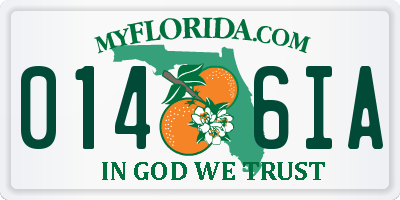 FL license plate 0146IA