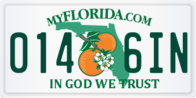 FL license plate 0146IN