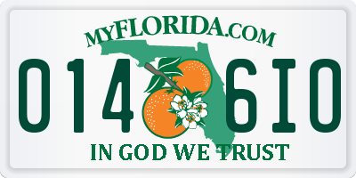 FL license plate 0146IO