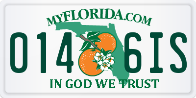 FL license plate 0146IS