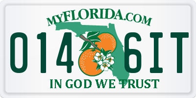 FL license plate 0146IT