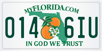 FL license plate 0146IU