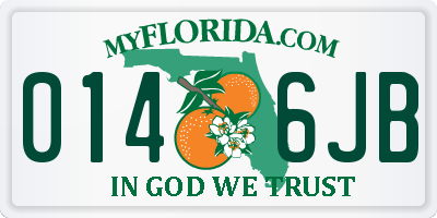 FL license plate 0146JB