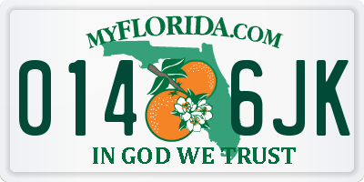 FL license plate 0146JK