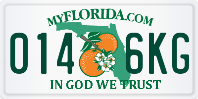 FL license plate 0146KG