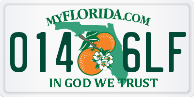 FL license plate 0146LF