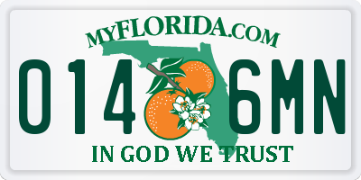 FL license plate 0146MN