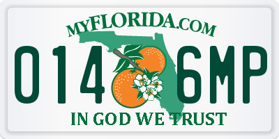FL license plate 0146MP