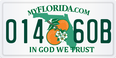 FL license plate 0146OB