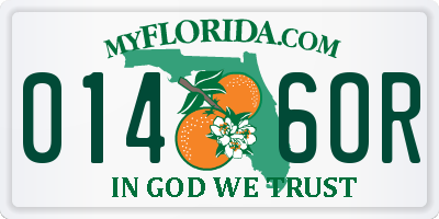 FL license plate 0146OR