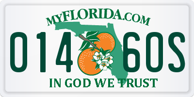 FL license plate 0146OS