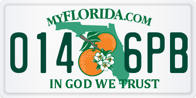 FL license plate 0146PB