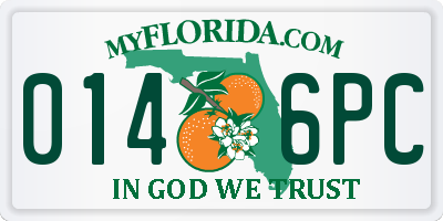 FL license plate 0146PC