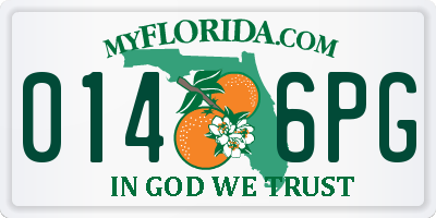 FL license plate 0146PG