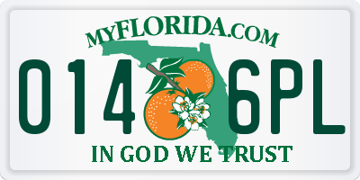 FL license plate 0146PL