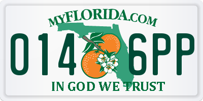 FL license plate 0146PP