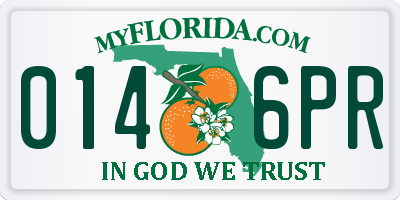 FL license plate 0146PR