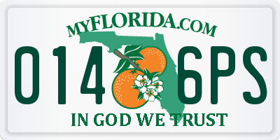 FL license plate 0146PS