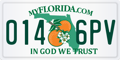 FL license plate 0146PV