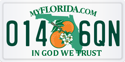 FL license plate 0146QN