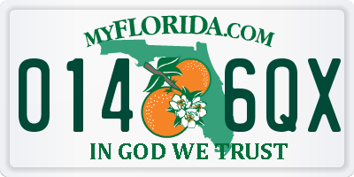 FL license plate 0146QX