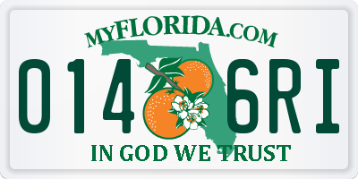 FL license plate 0146RI
