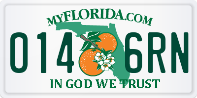 FL license plate 0146RN