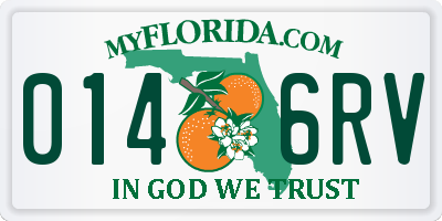 FL license plate 0146RV