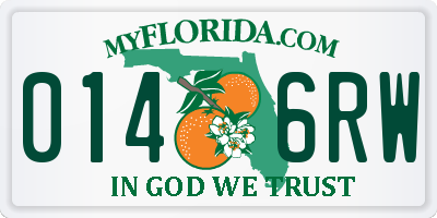 FL license plate 0146RW