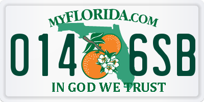FL license plate 0146SB