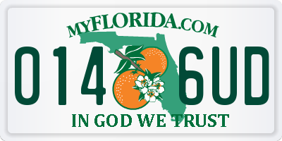 FL license plate 0146UD