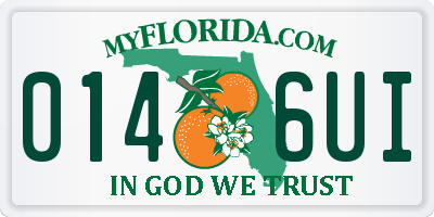 FL license plate 0146UI